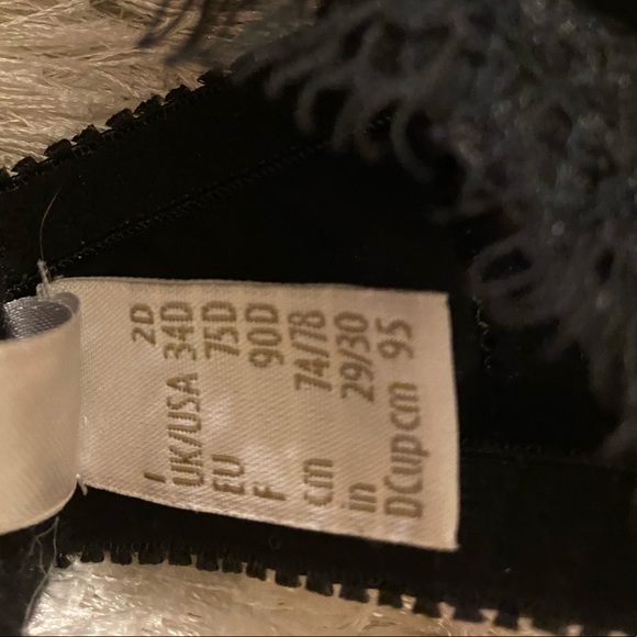 Diesel strapless black lace sexy bra 34D - Picture 5 of 8